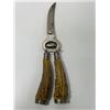 Image 1 : Vintage Carving Shear With Faux Antler Handles