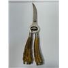 Image 2 : Vintage Carving Shear With Faux Antler Handles