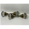 Image 1 : Pair Of Vintage Glass Handled Door Knobs