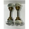 Image 2 : Pair Of Vintage Glass Handled Door Knobs