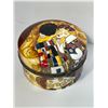 Image 1 : Vintage Art Pottery Lidded Trinket Dish With Bracelets Inside, Signed Kissog