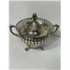 Image 1 : .800 Silver Footed Sugar Dish