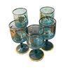 Image 3 : 1989 Bohemia Crystal Glass Decanter With 5 Glasses