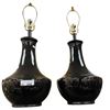 Image 1 : Pair Of Large Porcelain Table Lamps