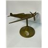 Image 2 : Vintage Metal Desk Top Airplane