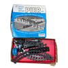 Image 3 : Box Full Of Assorted Model Train Equipment, Tracks, Carts, Etc..