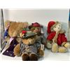 Image 1 : Assorted Vintage Teddy Bears