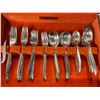 Image 3 : Vintage Rodgers Cutlery Set, In Original Wooden Case