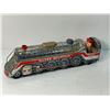 Image 2 : Vintage Battery Operated Tin Litho Silver Mountain Train
