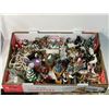 Image 1 : Box Full Of Christmas Collectibles, Snowman, Houses, Trees, Etc..