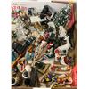 Image 2 : Box Full Of Christmas Collectibles, Snowman, Houses, Trees, Etc..