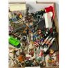 Image 2 : Box Full Of Christmas Collectibles, People, Houses, Trees, Etc..