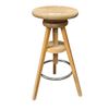 Image 1 : Wooden Swivel Stool
