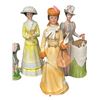 Image 3 : 5 Porcelain Avon Lady Figurines