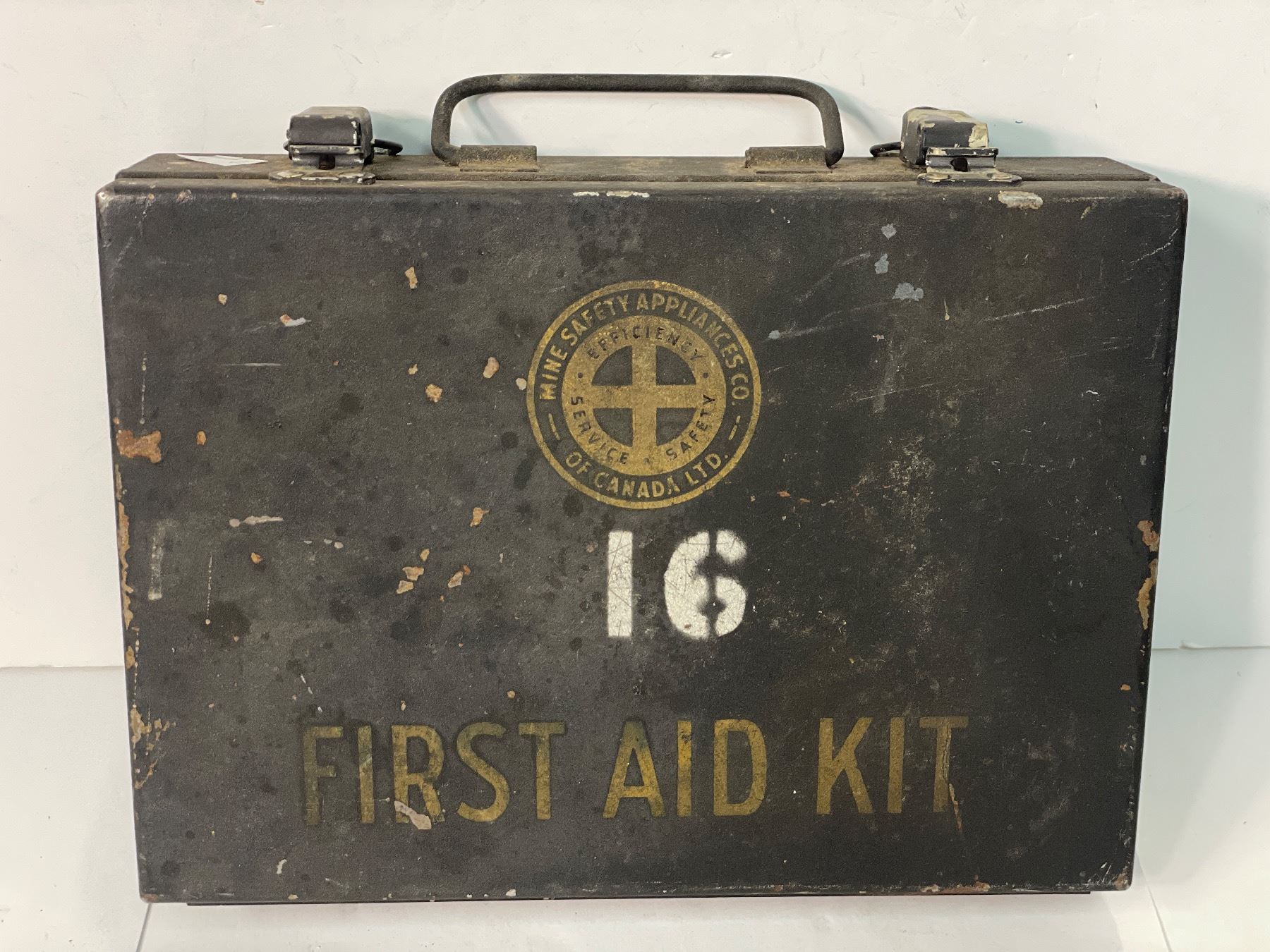 Vintage First Aid Kit From Mine Safety Appliances