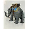 Image 5 : Vintage Cast Iron Mechanical Elephant Bank