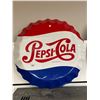 Image 1 : Metal Embossed Pepsi Cola Bottle Cap Advertising Sign