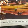 Image 2 : Framed Print Of Dogs Playing Pool "Hey One Leg On The Floor"