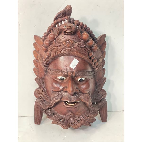 Decorative Carved Wall Hanging Chinese Mask