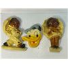 Image 1 : 3 Ceramic Wall Hangers, Donald Duck & Children