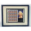 Image 1 : Framed Legends Of Hollywood Marilyn Munroe Stamp Sheet