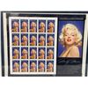 Image 2 : Framed Legends Of Hollywood Marilyn Munroe Stamp Sheet