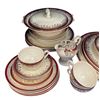 Image 3 : Assorted Partial Place Setting "Royalty" Tea Cups, Saucers, Creamer, Plates, Bowls, Etc..