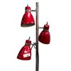 Image 2 : Retro 3 Light Floor Lamp