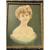 Image 2 : Vintage Framed Silk Screen Of Lady