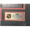 Image 3 : Framed Shadow Box Coca Cola 50Th Nhl Allstar Game Limited Edition #588 Of 999