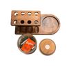Image 2 : Vintage Pipe Stand With Tobacco Jar