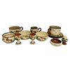 Image 1 : Approx 12 Pieces Of Folk Art Dishware