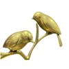 Image 2 : Vintage Brass Sculpture Of Birds On Tree