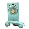 Image 2 : Vintage Blue Rotary Wall Telephone