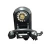 Image 2 : Vintage Black Rotary Wall Telephone