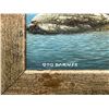 Image 2 : Framed Oil On Board Of Shore Scene, By Bob Barnes