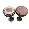 Image 2 : 2 Vintage Cast Metal Diner Stools