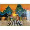 Image 2 : Vintage Serving Tray With Victorian Scene & Inlay