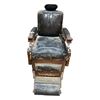Image 2 : Early Koken Oak Barber Shop Chair