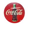 Image 1 : Large Metal Coca Cola Advertising Sign