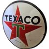 Image 1 : Very Large Porcelain On Steel Double Sided Texaco Sign