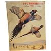 Image 1 : Vintage Cardboard Cil Ammunition Advertising Sign