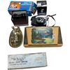 Image 3 : Assorted Vintage Collectibles, Viewmaster In Box, Brass Bathtub Ashtray, Camera, Etc..