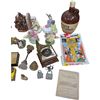 Image 2 : Assorted Vintage Collectibles, Porcelain Avon Rabbits, Wade Figurines, Miniature Gramophone, Etc..