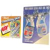 Image 1 : 2 Cardboard Advertisements, Crystal Pepsi & Max Coolossal Cooler