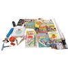 Image 1 : Box Full Of Assorted Vintage Collectibles, Toys, Childrens 45S, Etc.