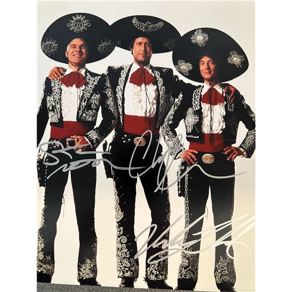 The Three Amigos cast signed movie photo