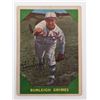 Image 1 : Burleigh Grimes Signed Baseball Trading Card - Fleer Baseball Greats #59 1960