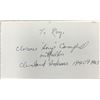 Image 1 : MLB player Clarence "Soup" Campbell original signature PSA DNA