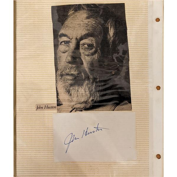 John Huston Original Signature